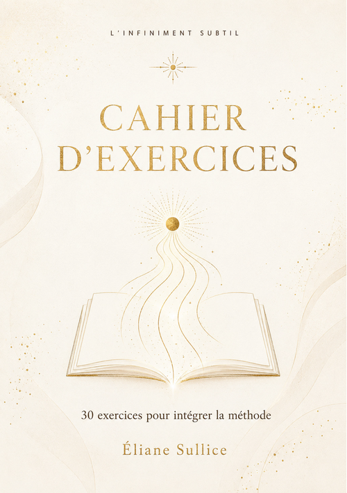 couverture cahier exercice collection l'infiniment subtil Éditions Éliane Sullice