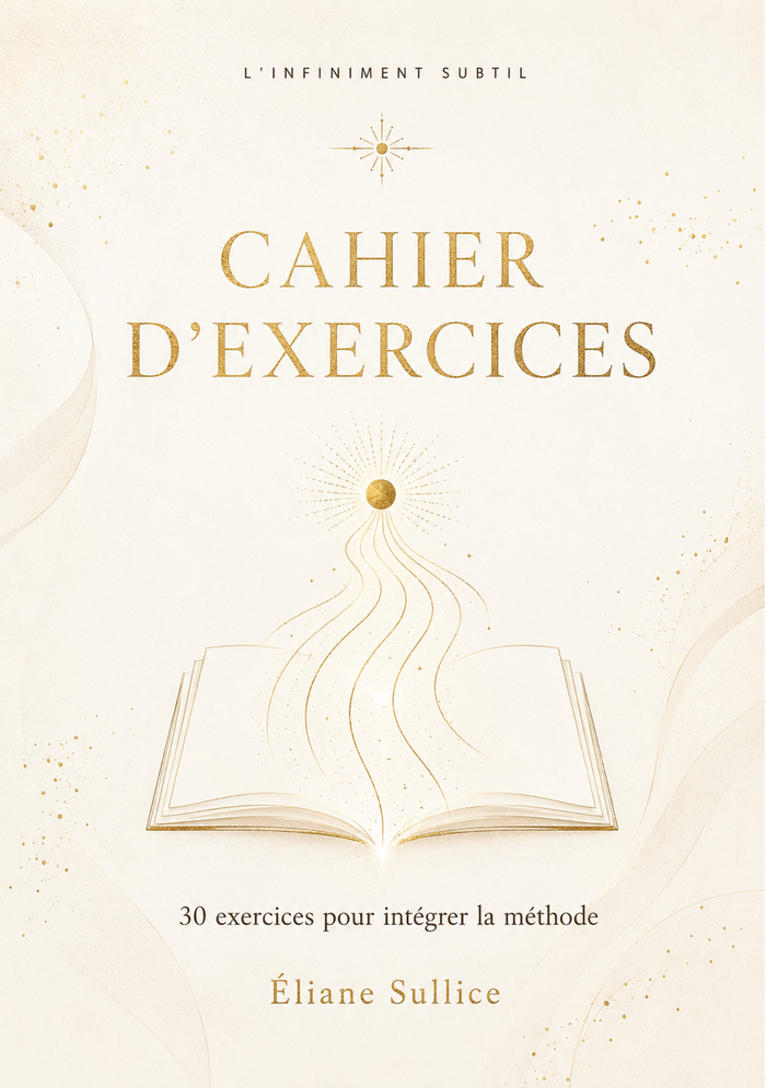 couverture cahier exercice collection l'infiniment subtil Éditions Éliane Sullice
